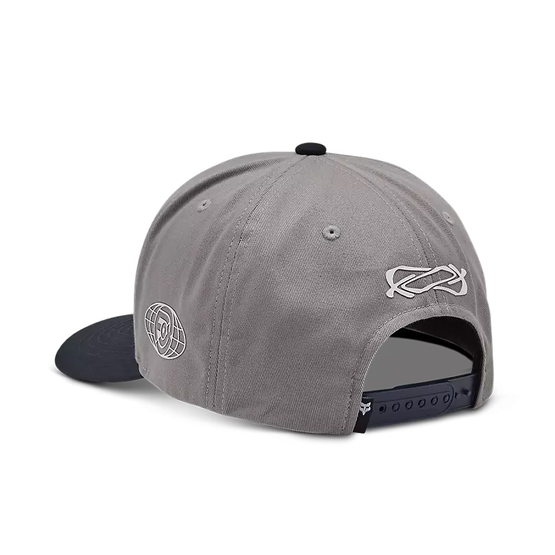 FOX Kinder Snapback-Kappe Race Spec Stahlgrau