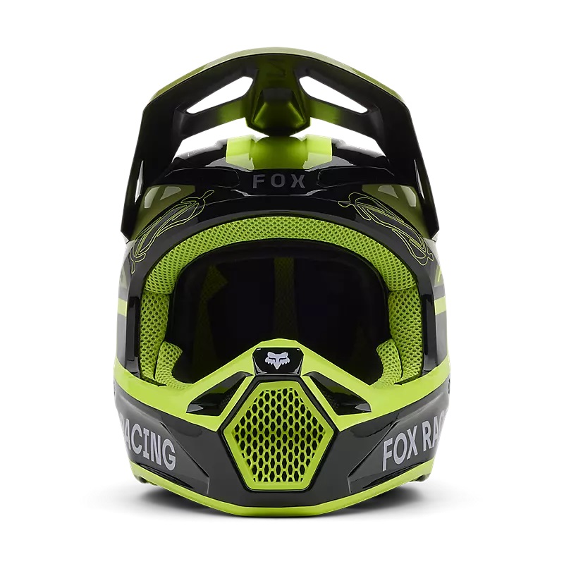 FOX MX-Helm V1 Race Spec  Blass Grün