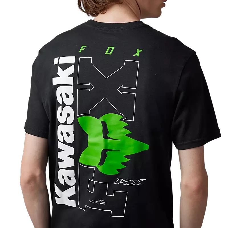T-Shirt Fox X Kawi II Schwarz