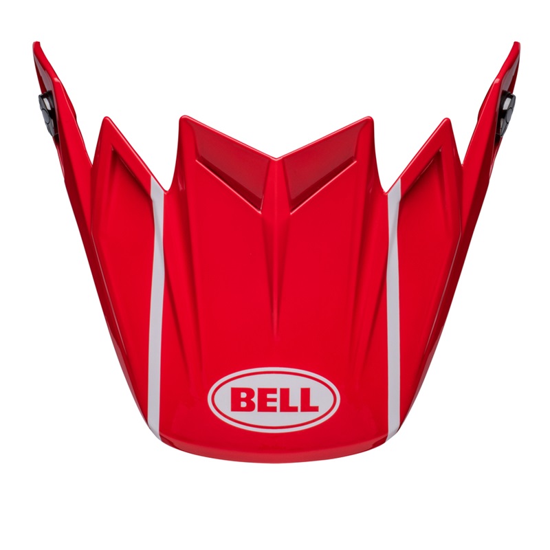 BELL Moto-9S Flex Off-Road Helmschirm - Sprint Glänzend Rot