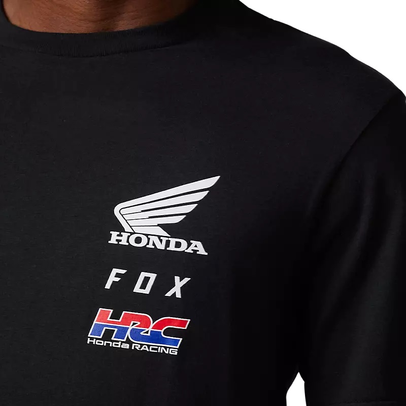 Fox X Honda X T-Shirt Schwarz