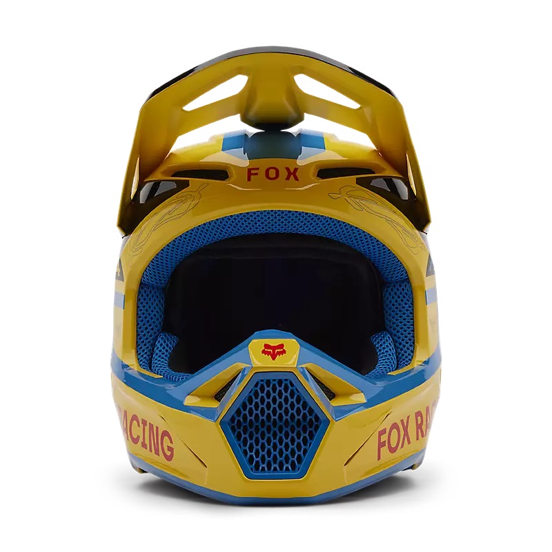 FOX MX-Helm V1 Race Spec  Blass Gelb