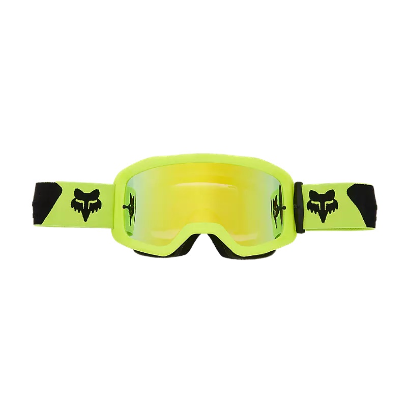 FOX MX-Brille Main Core Leucht Gelb - Verspiegelte Sichtscheibe 