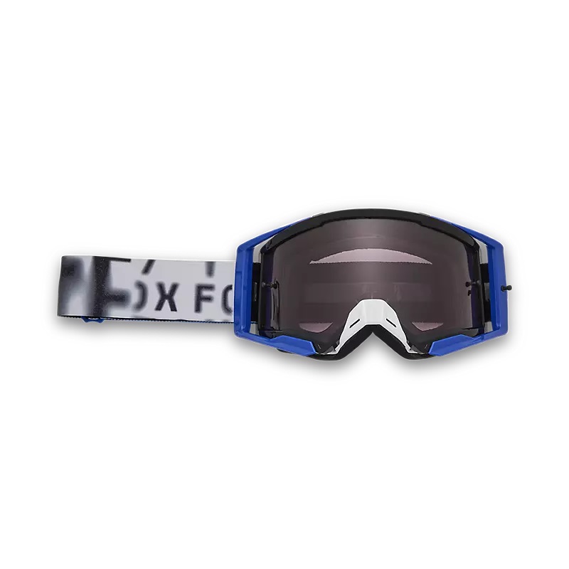 FOX MX-Brille Airspace Seventy4 mit grauer Sichtscheibe VIVID Blau