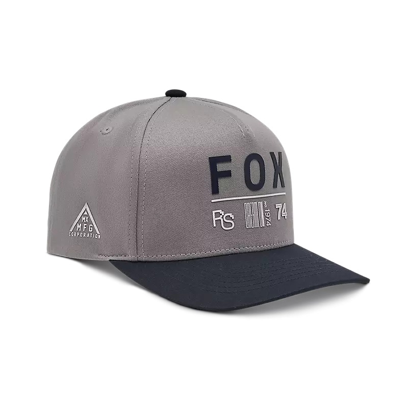 FOX Kinder Snapback-Kappe Race Spec Stahlgrau