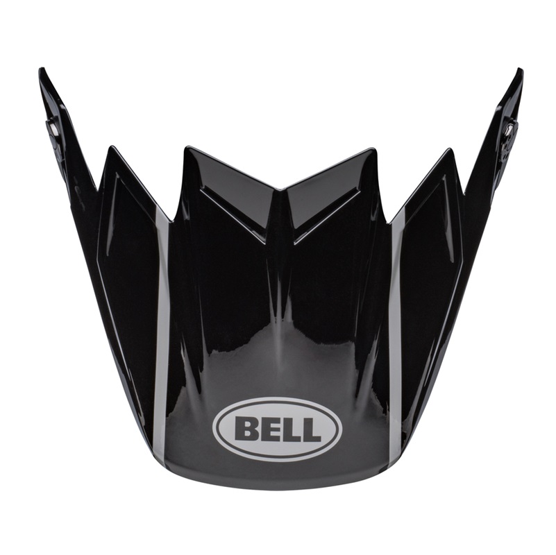 BELL Moto-9S Flex Off-Road Helmschirm - Sprint Glänzend Schwarz