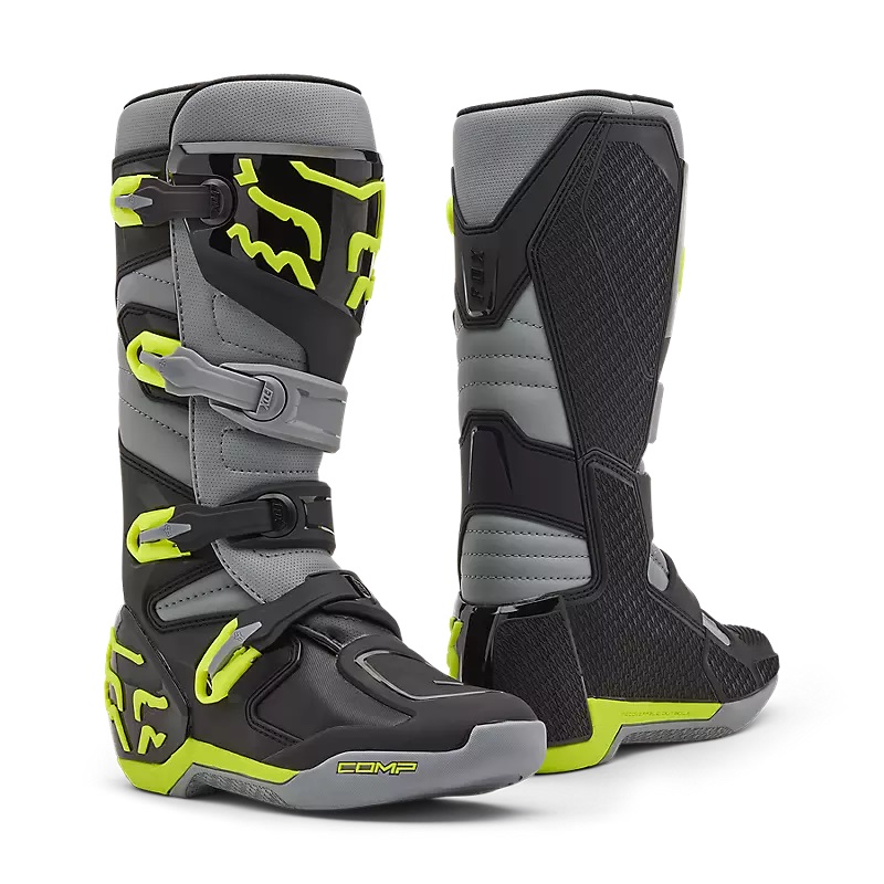 FOX MX-Stiefel Comp Grau/Gelb