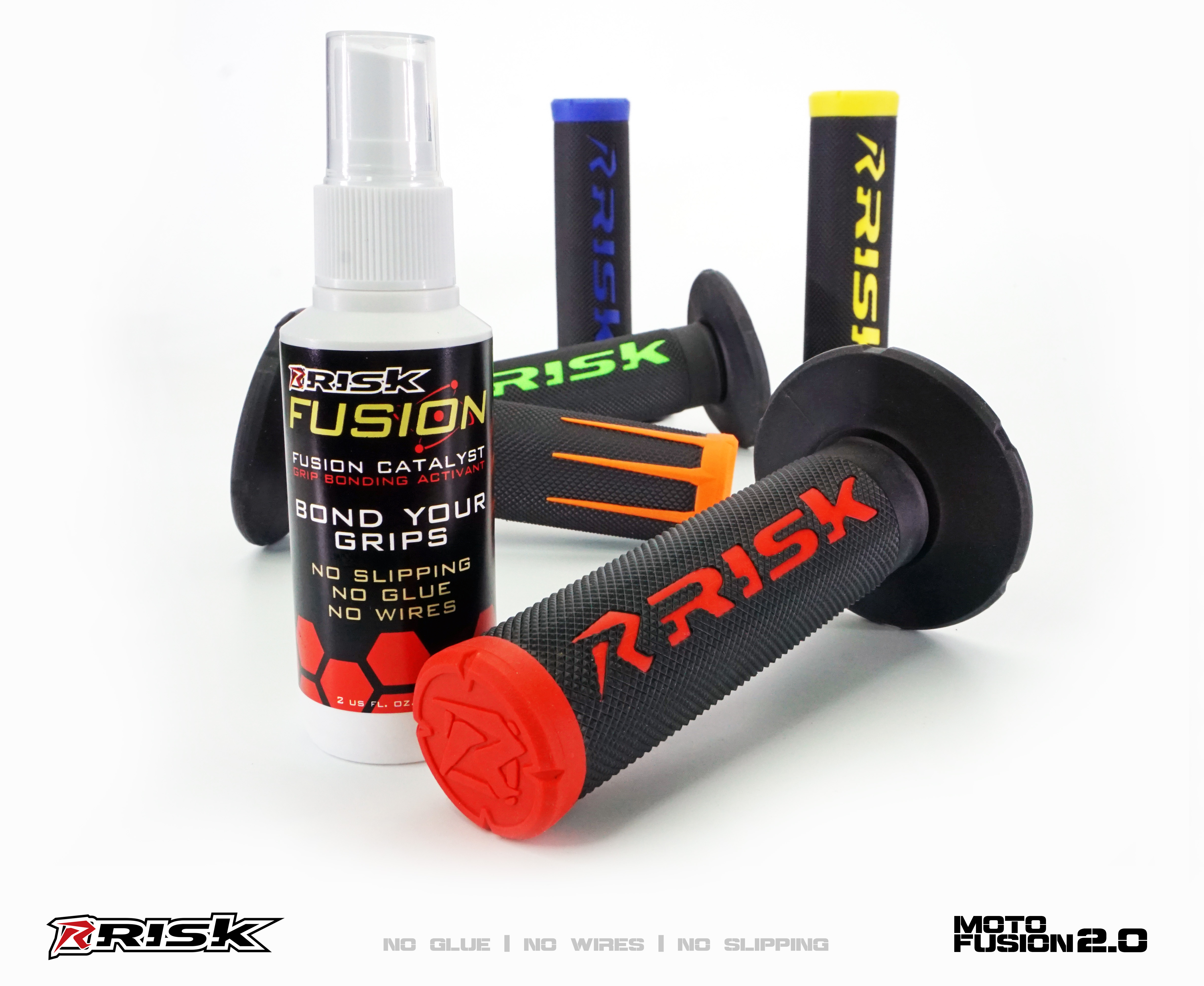 Risk Racing Fusion Grip 2.0 MOTO ORANGE