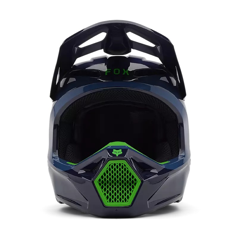 FOX MX-Helm V1 Taunt Marineblau Gr:S 55/56cm  