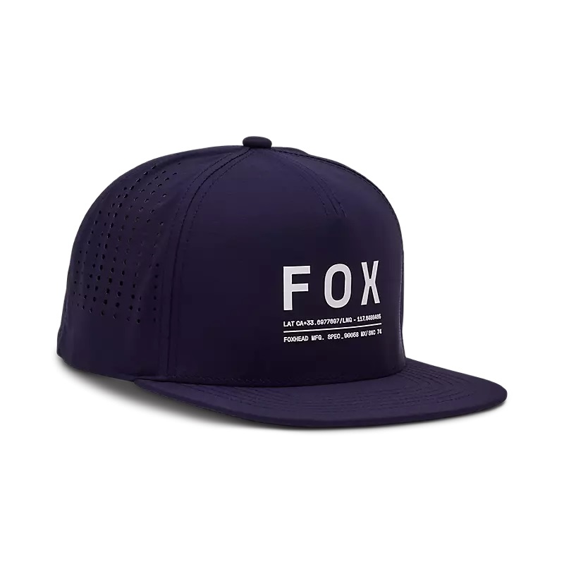 FOX Non Stop Funktions-Snapback-Kappe Mitternachtsblau