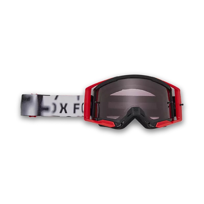 FOX MX-Brille Airspace Seventy4 mit grauer Sichtscheibe VIVID Fluo Rot