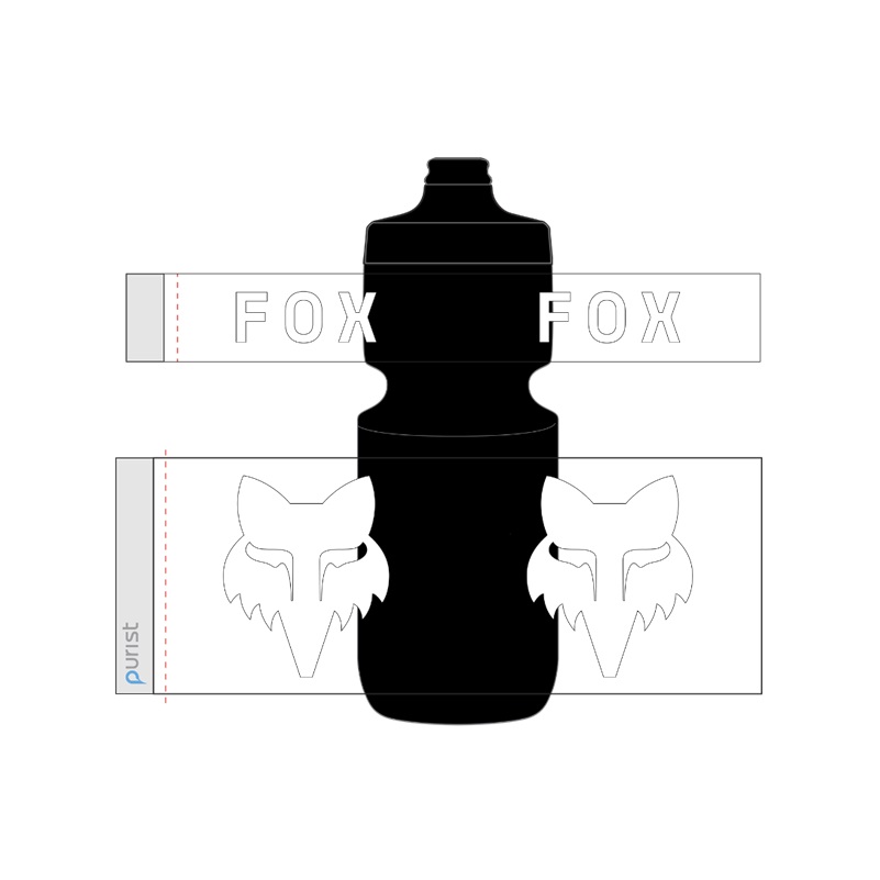 FOX Purist Trinkflasche 650ml schwarz