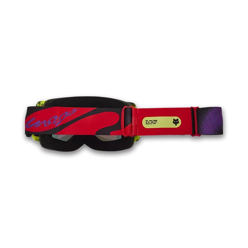 FOX MAIN MX-Brille Emotion Fluo Red / Glas verpiegelt 