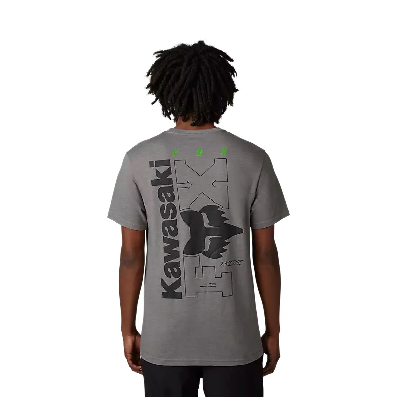 T-Shirt Fox X Kawi II Heidekraut Graphitgrau