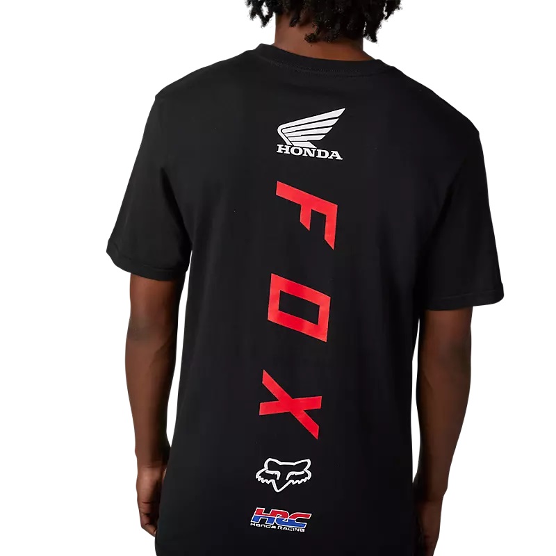 Fox X Honda X T-Shirt Schwarz