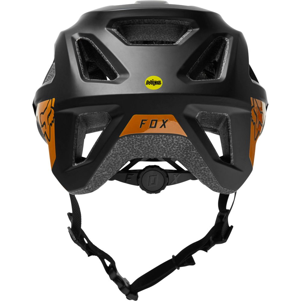 FOX MTB Mainframe Helm mit MIPS™  schwarz/gold L = 59-63cm